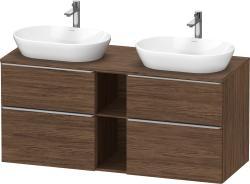 Duravit D-Neo Asma dolap ünitesi 1400 mm Koyu Ceviz Dekor DE4970B70210000