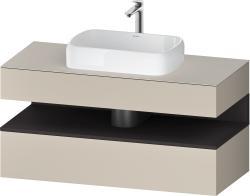 Duravit Studio F. A. Porsche Collection Asma dolap ünitesi 1200 mm Taupe Süper Mat QA4732080830010