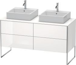 Duravit XSquare Yerden dolap ünitesi için tezgah 1400 mm Beyaz (parlak) XS4926B2222