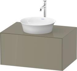 Duravit White Tulip Asma dolap ünitesi 800 mm Taş Grisi Parlak WT49750H2H20010