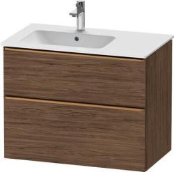 Duravit D-Neo Asma dolap ünitesi 810 mm Koyu Ceviz Dekor DE4366004210000