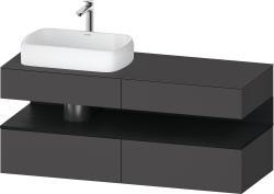 Duravit Studio F. A. Porsche Collection Asma dolap ünitesi 1400 mm Grafit Mat QA4765016490000