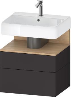 Duravit Studio F. A. Porsche Collection Asma dolap ünitesi 590 mm Grafit Süper Mat QA4393030800010