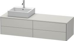 Duravit XSquare Asma dolap ünitesi 1600 mm Beton Gri Mat Dekor XS4914L0707