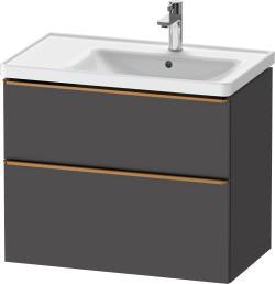 Duravit D-Neo Asma dolap ünitesi 784 mm Grafit Mat DE4358004490000