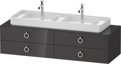 Duravit White Tulip Asma dolap ünitesi 1600 mm Grafit Parlak WT49970H1H10010