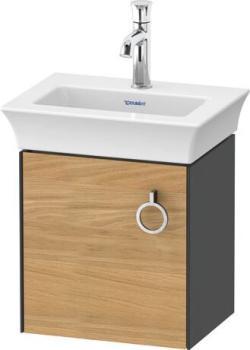 Duravit White Tulip Asma dolap ünitesi Doğal Meşe masif Ön yüzey: Masif Doğal Meşe Mat, Masif ağaç, Gövde: Grafit Parlak, Boya WT4250LH5H1