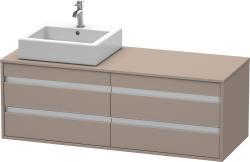 Duravit Ketho Asma dolap ünitesi 1400 mm Bazalt Mat KT6657L4343