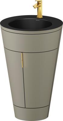 Duravit Starck 1 c-bonded yerden dolap 560 mm Taş Grisi Saten Mat Lake S19514O34920000