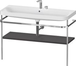 Duravit Happy D.2 c-shape Metal lavabo konsolu 1175 mm Grafit Süper Mat HP4839E80800000