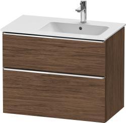 Duravit D-Neo Asma dolap ünitesi 810 mm Koyu Ceviz Dekor DE4367010210000