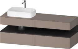 Duravit Studio F. A. Porsche Collection Asma dolap ünitesi 1600 mm Bazalt Mat QA4777080430010