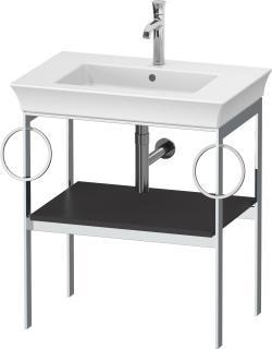 Duravit White Tulip Metal konsol 684 mm Grafit Saten Mat WT4546B5858