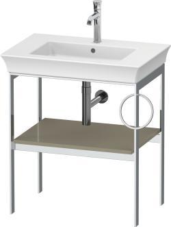 Duravit White Tulip Metal konsol 684 mm Taş Grisi Parlak WT4543RH2H2