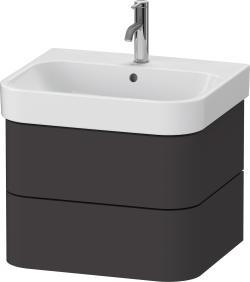 Duravit Happy D.2 Asma dolap ünitesi 575 mm Grafit Süper Mat