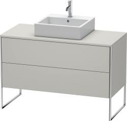 Duravit XSquare Yerden dolap ünitesi için tezgah 1200 mm Beton Gri Mat Dekor