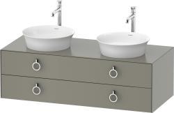Duravit White Tulip Asma dolap ünitesi 1300 mm Taş Grisi Saten Mat Lake WT4993B92920010