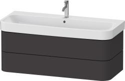 Duravit Happy D.2 Asma dolap ünitesi 1175 mm Grafit Süper Mat