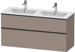 Duravit D-Neo Asma dolap ünitesi 1280 mm Bazalt Mat DE43650BD430000