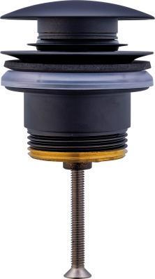 Duravit Universal Push-open sifon 64 mm Siyah Mat