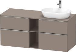 Duravit D-Neo Asma dolap ünitesi 1400 mm Bazalt Mat DE4970R70430000