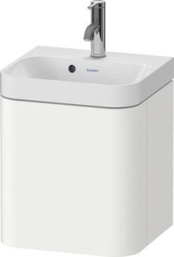 Duravit Happy D.2 c-shaped asma set Beyaz Saten Mat Lake Beyaz İpeksi mat Boya, Ürün seti: c-shaped el lavabosu, Vitrifiye rengi: Beyaz Parlak, Batarya deliği sayısı: 1, Su t HP4344O36360000