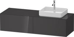 Duravit White Tulip Asma dolap ünitesi 1600 mm Grafit Parlak WT4864RH1H10000