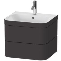 Duravit Happy D.2 c-bonded Asma dolap Taupe Süper Mat Taupe Süper mat Dekor, Ürün seti: c-bonded lavabo, Vitrifiye rengi: Beyaz Parlak, Batarya deliği sayısı: 0, Su taşma deliği: HP4635N8383