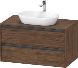 Duravit Ketho.2 Asma dolap ünitesi 1000 mm Koyu Ceviz Dekor K24896021210000