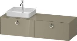 Duravit White Tulip Asma dolap ünitesi 1600 mm Taş Grisi Parlak WT4890LH2H20010
