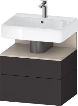 Duravit Studio F. A. Porsche Collection Asma dolap ünitesi 590 mm Grafit Süper Mat QA4393091800000