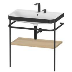 Duravit Happy D.2 c-bonded Metal lavabo konsolu 775 mm Akdeniz Meşesi Gerçek ahşap kaplama HP4737E7171