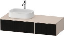 Duravit Zencha Asma dolap ünitesi 1300 mm Siyah Çizgi Yapısı ZE4816063830000