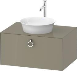 Duravit White Tulip Asma dolap ünitesi 800 mm Taş Grisi Parlak WT49800H2H2
