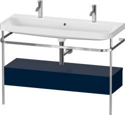 Duravit Happy D.2 metal konsollu ve çekmeceli c-shaped Set 1175 mm Gece Mavisi Saten Mat Lake HP4854O98980000