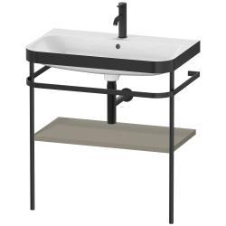 Duravit Happy D.2 c-bonded Metal lavabo konsolu 775 mm Taş Grisi Saten Mat Lake HP4737O9292