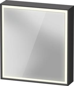 Duravit Vitrium Aynalı dolap Grafit Mat Grafit, Kapı menteşesi: Sol, Gövde malzemesi: Yüksek yoğunluklu üç katlı ahşap levha, Yuva: Entegre, Priz sayısı: 1, fiş priz tipi: F, VT7155L49490010