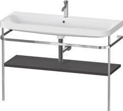 Duravit Happy D.2 c-shape Metal lavabo konsolu 1175 mm Grafit Süper Mat HP4839O80800000