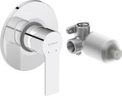 Duravit D-Code Ankastre duş bataryası 115 mm Krom