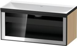 Duravit Vitrium c-bonded Asma dolap 1000 mm Parsol grey Glossy, Glass VT4297N3030000G