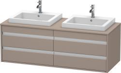 Duravit Ketho Asma dolap ünitesi 1400 mm Bazalt Mat KT6757B4343