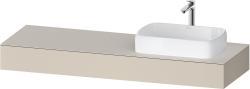 Duravit Studio F. A. Porsche Collection Tezgah 1600 mm Taupe Süper Mat QA4807083830000
