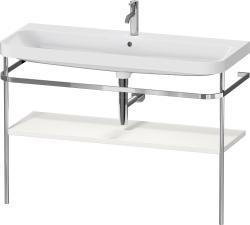 Duravit Happy D.2 c-shape Metal lavabo konsolu 1175 mm İskandinav Beyazı Saten Mat Lake HP4839O39390000
