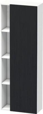 Duravit DuraStyle Boy dolabı Siyah Meşe Kapı menteşesi: Sağ, Ön yüzey: Meşe Siyah Mat, Dekor, Gövde: Beyaz Mat, Dekor DS1238R1618