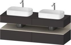 Duravit Studio F. A. Porsche Collection Asma dolap ünitesi 1600 mm Grafit Süper Mat QA4779083800010
