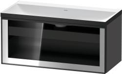 Duravit Vitrium c-bonded Asma dolap 1000 mm Parsol grey Glossy, Glass VT4297N4949000G