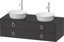 Duravit White Tulip Asma dolap ünitesi 1300 mm Grafit Saten Mat WT4993B58580010