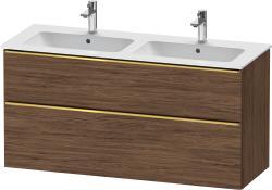 Duravit D-Neo Asma dolap ünitesi 1280 mm Koyu Ceviz Dekor DE4365034210000