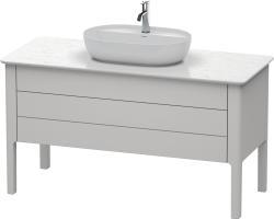 Duravit Luv Yerden dolap ünitesi için tezgah 1338 mm İskandinav Beyazı Saten Mat Lake LU956603939