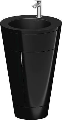 Duravit Starck 1 c-bonded yerden dolap 560 mm Parlak Siyah S19514O70400010
